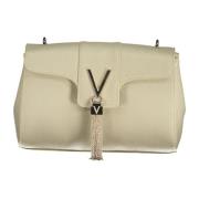 Valentino by Mario Valentino Beige Crossbody Väska med Justerbar Rem B...