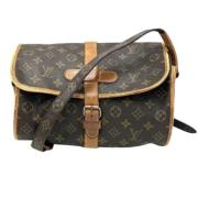 Louis Vuitton Vintage Pre-owned Tyg louis-vuitton-vskor Brown, Dam