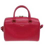 Yves Saint Laurent Vintage Pre-owned Laeder handvskor Red, Dam