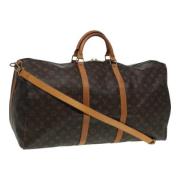 Louis Vuitton Vintage Pre-owned Canvas handvskor Brown, Dam