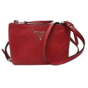 Prada Vintage Pre-owned Laeder prada-vskor Red, Dam