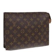 Louis Vuitton Vintage Pre-owned Canvas necessrer Brown, Dam