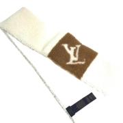 Louis Vuitton Vintage Pre-owned Tyg sjalar White, Dam