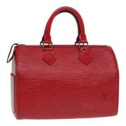 Louis Vuitton Vintage Pre-owned Laeder handvskor Red, Dam