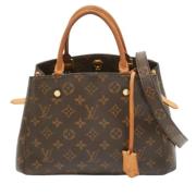 Louis Vuitton Vintage Pre-owned Laeder totevskor Brown, Dam