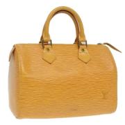 Louis Vuitton Vintage Pre-owned Laeder handvskor Yellow, Dam