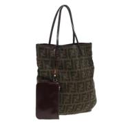 Fendi Vintage Pre-owned Canvas totevskor Brown, Dam