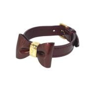 Louis Vuitton Vintage Pre-owned Tyg armband Purple, Dam