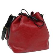 Louis Vuitton Vintage Pre-owned Laeder axelremsvskor Red, Dam