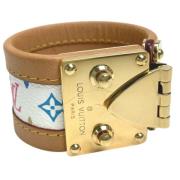 Louis Vuitton Vintage Pre-owned Tyg armband White, Dam