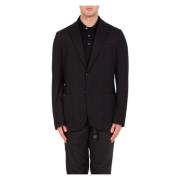 Circolo 1901 Elegant Piquet Blazer för Män Black, Herr