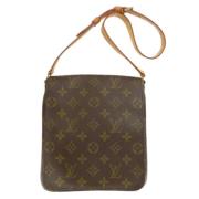 Louis Vuitton Vintage Pre-owned Tyg louis-vuitton-vskor Brown, Dam