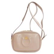 Salvatore Ferragamo Pre-owned Pre-owned Laeder axelremsvskor Beige, Da...