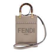 Fendi Vintage Pre-owned Laeder fendi-vskor Gray, Dam