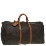 Louis Vuitton Vintage Pre-owned Canvas handvskor Brown, Dam