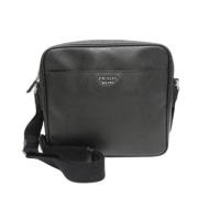 Prada Vintage Pre-owned Laeder prada-vskor Black, Herr