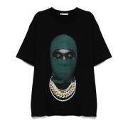 IH NOM UH NIT Svart Mask20 Bomull T-shirt Black, Herr