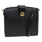 Louis Vuitton Vintage Pre-owned Laeder axelremsvskor Black, Dam