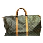 Louis Vuitton Vintage Pre-owned Tyg louis-vuitton-vskor Brown, Dam