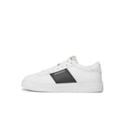 Armani Svart Band Sneakers White, Herr