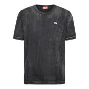 Diesel Justerbart T-shirt för män Black, Herr