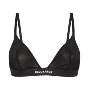 Dsquared2 Svart Triangel-Bh Stretchviskos Black, Dam