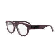 Fendi Stiligt Glasögon Tillbehör Purple, Unisex