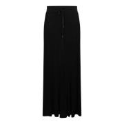 Helmut Lang Philosophy Hosiery Maxi Kjol Black, Dam