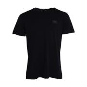 Dolce & Gabbana Svart Bomull Logo T-shirt Black, Herr