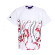 Octopus Vit Hentai Tee Kortärmad T-shirt White, Herr