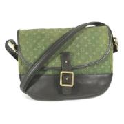 Louis Vuitton Vintage Pre-owned Tyg louis-vuitton-vskor Green, Dam