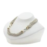 Tiffany & Co. Pre-owned Pre-owned Silver halsband Gray, Dam