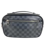 Louis Vuitton Vintage Pre-owned Tyg louis-vuitton-vskor Black, Herr