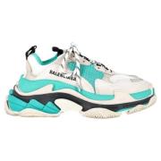 Balenciaga Vintage Pre-owned Polyester sneakers Blue, Dam