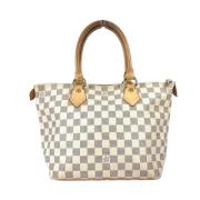 Louis Vuitton Vintage Pre-owned Tyg louis-vuitton-vskor White, Dam