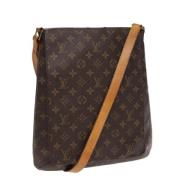 Louis Vuitton Vintage Pre-owned Canvas louis-vuitton-vskor Brown, Dam