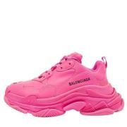 Balenciaga Vintage Pre-owned Laeder sneakers Pink, Dam