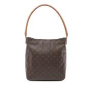 Louis Vuitton Vintage Pre-owned Canvas handvskor Brown, Dam