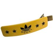 Gucci Vintage Pre-owned Tyg hrspnnen Yellow, Dam