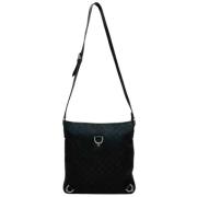 Gucci Vintage Pre-owned Canvas gucci-vskor Black, Dam