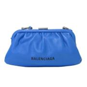 Balenciaga Vintage Pre-owned Laeder balenciaga-vskor Blue, Dam