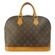 Louis Vuitton Vintage Pre-owned Canvas handvskor Brown, Dam