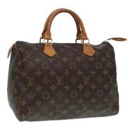 Louis Vuitton Vintage Pre-owned Canvas handvskor Brown, Dam