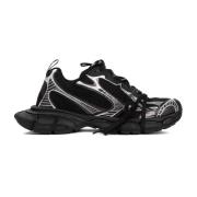 Balenciaga Svarta Sneakers Snygg Design Reflekterande Detaljer Black, ...