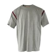 Gucci Oversized Tee med ikoniskt logotyp Gray, Herr