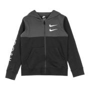 Nike Sportswear Zip Hoodie Svart/Grå/Vit Black, Herr