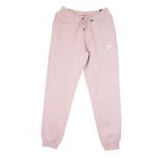 Nike Essentiella Fleece Tracksuit Byxor Pink, Dam