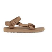 Teva Flat Sandals Brown, Dam