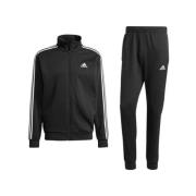 Adidas Basic 3-Stripes Fleece Träningsset Black, Herr