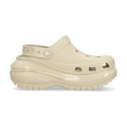 Crocs Klassisk Mega Crush Träsko Beige, Dam